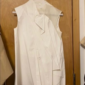 COS organza and cotton sleeveless top